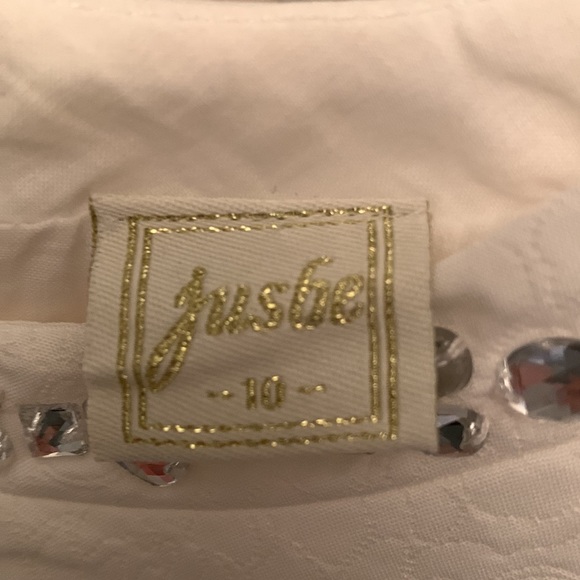 Jusbe Sz 12 flower girl, recital, father daughter dance, dress & faux fur coat. - Picture 4 of 10